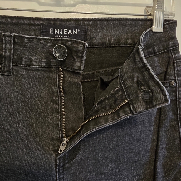 Enjean - 27x26 High Rise Distressed Skinny Jeans - Picture 5 of 14